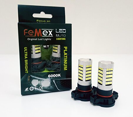 FEMEX PSX24W - H16  Sis Led Ampul Beyaz 1200LM Sis Farları İçin
