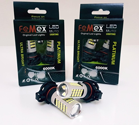 FEMEX PSX24W - H16  Sis Led Ampul Beyaz 1200LM Sis Farları İçin