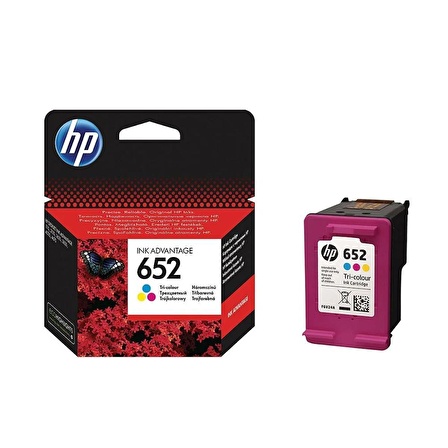 HP F6V24AE (652) UC RENKLI MUREKKEP KARTUSU 200 SAYFA