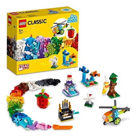 FABBATOYS 11019 LEGO® Classic Yapım Parçaları ve Fonksiyonlar 500 parça +5 yaş