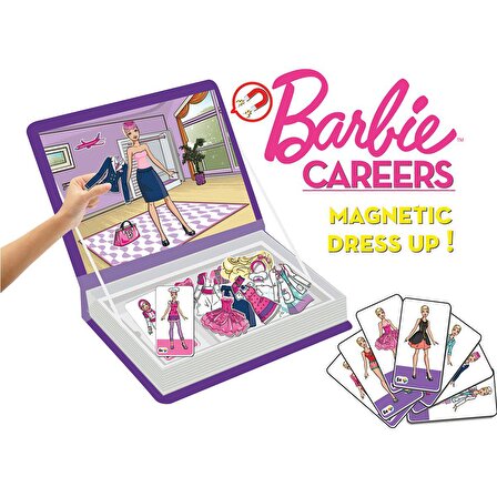 FABBATOYS Barbie Careers Manyetik Kıyafet Giydirme Oyunu / 3-8 yaş