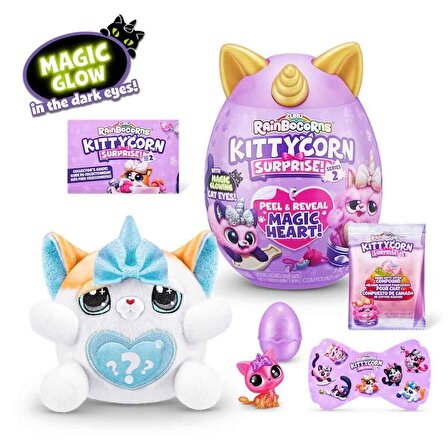 FABBATOYS Rainbocorns Kittycorn Bow Sürpriz