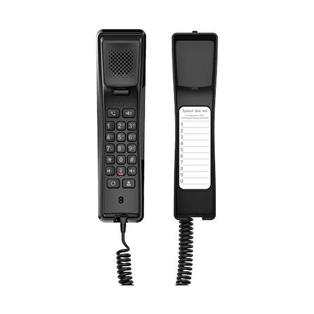 Fanvil H2U Duvar Tipi IP Telefon (PoE) Siyah