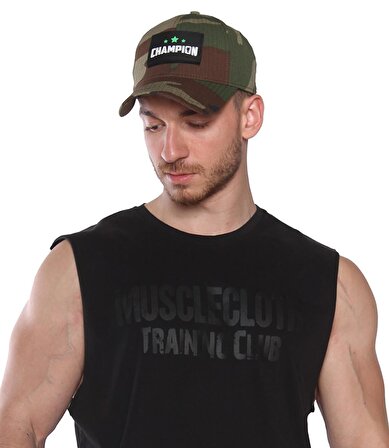 MuscleCloth Tactical Şapka Haki Kamuflaj