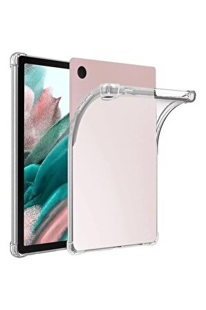 Samsung Galaxy Tab A9 8.7 inç X110 X115 Uyumlu Darbeye Dayanıklı (Antişok) Şeffaf Slikon Kılıf