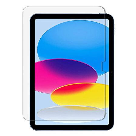 Forzacase iPad 10.9 inch 2022 10.Nesil ile uyumlu Temperli Kırılmaz Cam Ekran Koruyucu - FC021