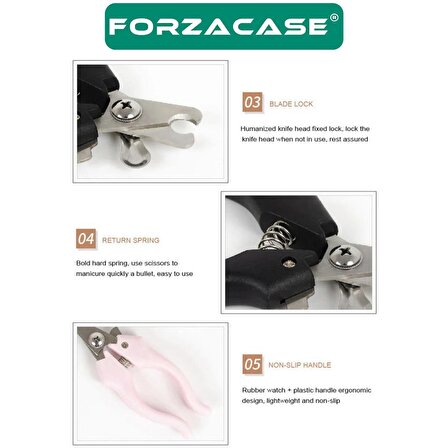 Forzacase Evcil Hayvanlar için Tırnak Makası - FC024