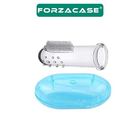 Forzacase Kedi ve Köpekler için Silikon Parmak Diş Temizleme Fırçası - FC034