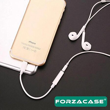Forzacase Lightning to 3.5 mm Kulaklık Çevirici Jack Adaptör - FC062