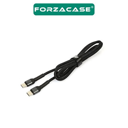Forzacase Type-C to Type-C 60W 3A PD Hızlı Şarj ve Data Kablosu 1m - FC066