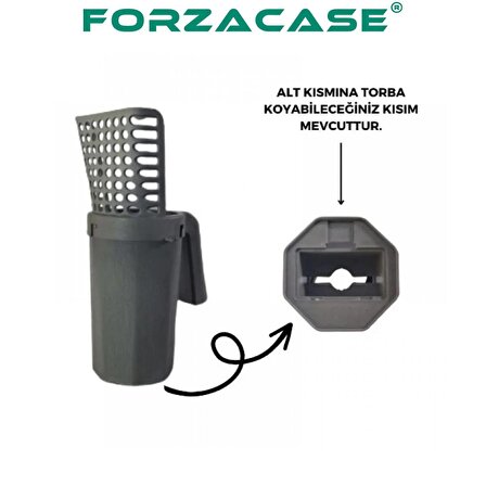 Forzacase Elekli Kedi Kumu Serpme Temizleme Küreği Kepçesi - FC280