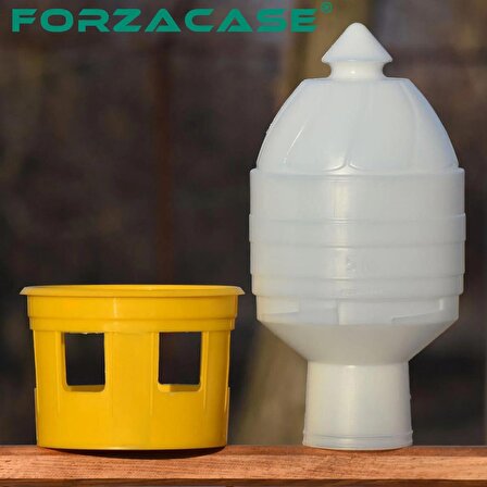Forzacase 5 Lt. Kuplu Plastik Güvercin Suluğu - FC289