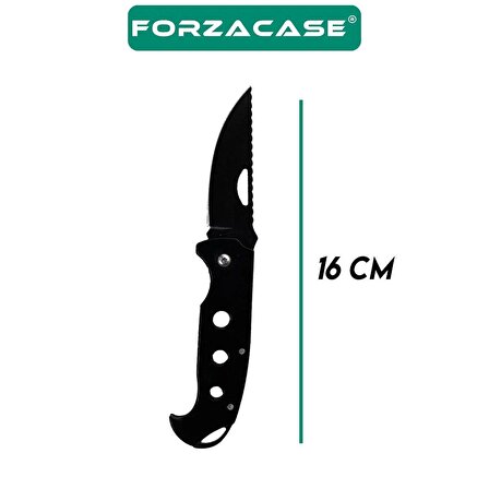 Forzacase Paslanmaz Çelik Ultra Keskin Outdoor Avcılık Kamp Çakısı Kamp Mutfak Bıçağı - FC345
