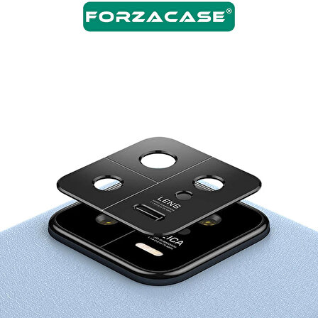 Forzacase Samsung Galaxy S23 Ultra ile uyumlu Kamera Lens Koruma Halkası Siyah - FC377