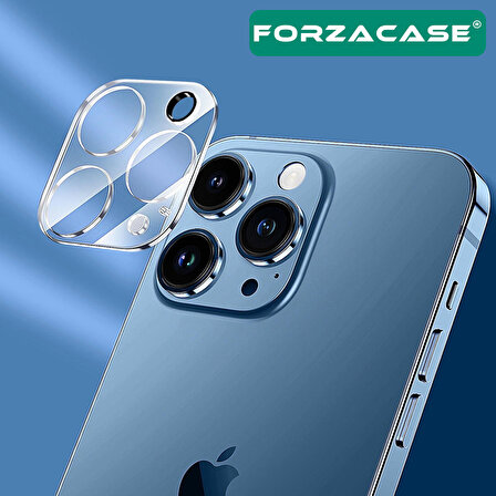 Forzacase iPhone 13 Pro Max ile uyumlu Kamera Lens Koruyucu Cam Filmi - FC378