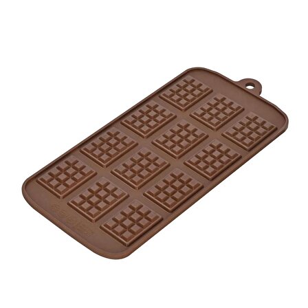 Forzacase Yapışmaz Mini Tablet Silikon Çikolata Bar Kalıbı 12’li - FC409