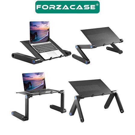 Forzacase Alüminyum Yükseklik Ayarlı Mouse Padli Notebook Tablet Laptop Sehpası Stand - FC466