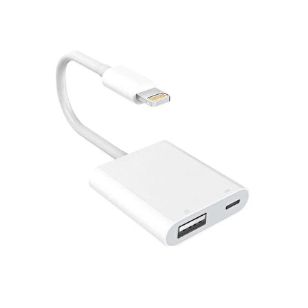 Forzacase Lightning to Type C USB 3.0 iphone iPad Bağlantı Şarj ve Kamera Adaptörü - FC489