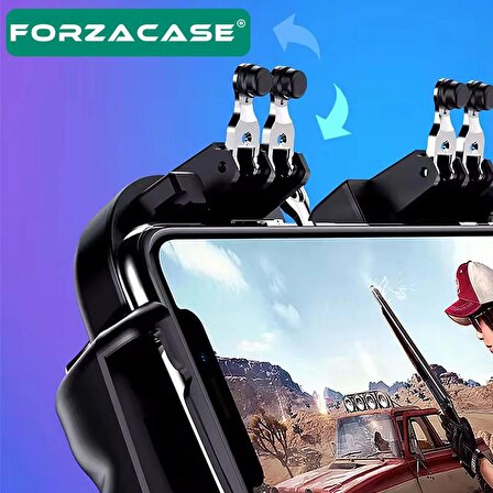 Forzacase 4.7’’-6.5’’ Telefonlar ile uyumlu Telefon Oyun Kolu PubG Tetik Düğmesi - FC516