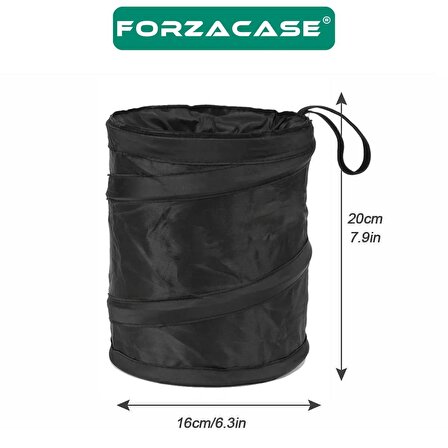 Forzacase Katlanabilir Araç İçi Araba Çöp Kutusu ve Araba Organizeri - FC521