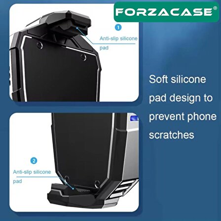 Forzacase 6500 RPM Kablolu Işıklı Manyetik Tablet ve Telefon Soğutucu Isı Önleyici Fan - FC563