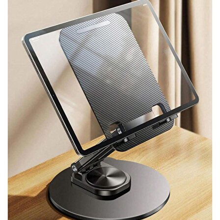 Masaüstü Tablet Standı Büyük Boy Tablet Tutucu Metal