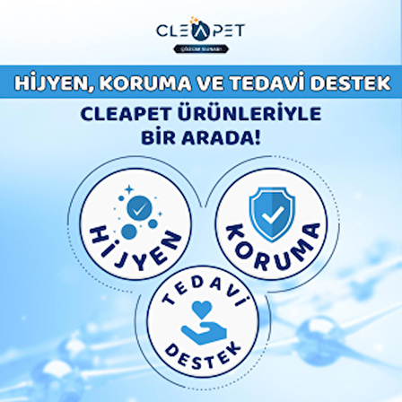 Cleapet Evcil Hayvan Günlük Hijyenik Mendil (20’li)