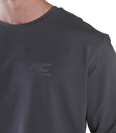 MuscleCloth MC-X Uzun Kollu Sweatshirt Füme