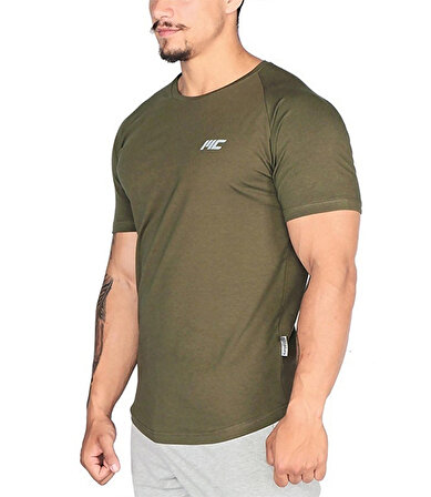 MuscleCloth Elite Reglan T-Shirt Haki