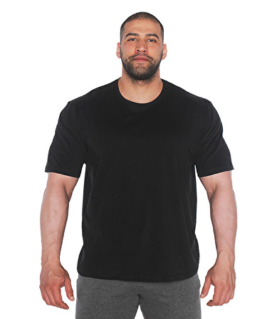 MuscleCloth Oversize T-Shirt Siyah