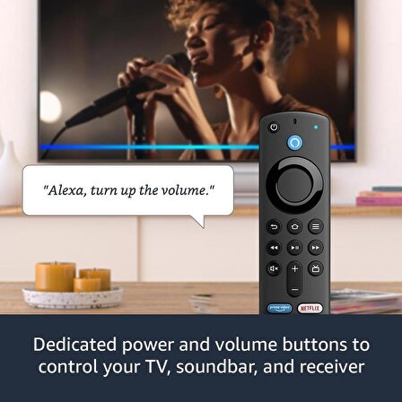 Amazon Fire TV Stick, FHD, Keskin Görüntü Kalitesi, Alexa Ses Kontolü