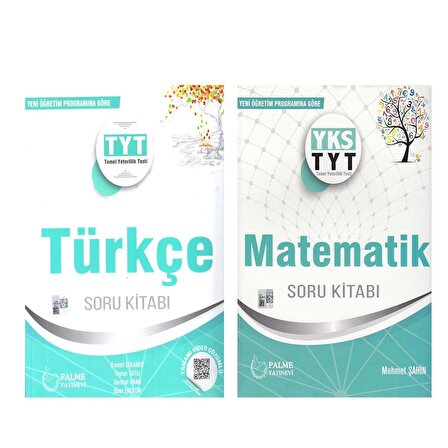 Palme Yayınları TYT Türkçe ve Matematik Soru Bankası Seti 2 Kitap