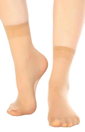Dode Flora Desimo Kadın 20 Den Mat Dayanıklı  İnce Elastan Soket Çorabı