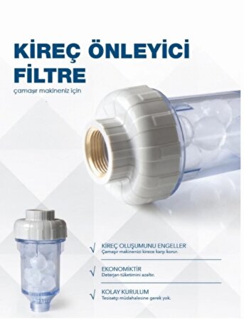 AQUAFLY KiREC ÖNLEYİCİ BULAŞIK MAKiNESİ FiLTRESİ VEYA ÇAMAŞIR MAKİNESİ FİLTRESİ KİREÇ ÖNLEYİCİ