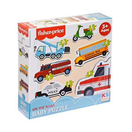 Fisher Price Baby Puzzle On The Road -KsPuzzle