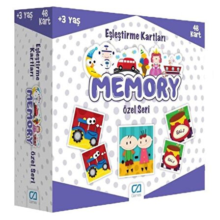 TWOX Games Memory Eşleştirme Kartları Özel Seri 48 Kart 5039