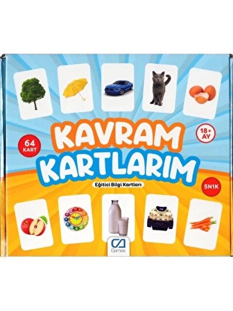 TWOX Games Kavram Kartlarım 64 Kart 5175