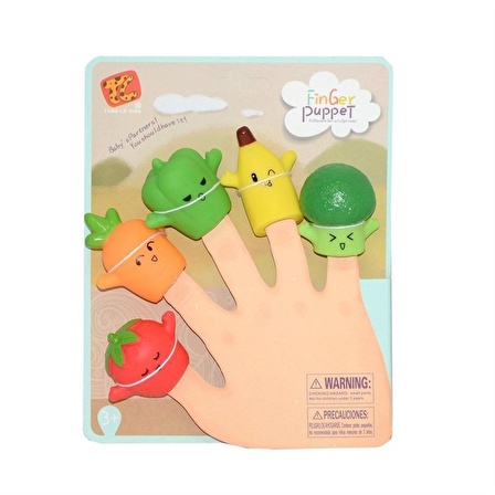 TWOX Finger Puppet Meyve Figürlü Parmak Kuklası