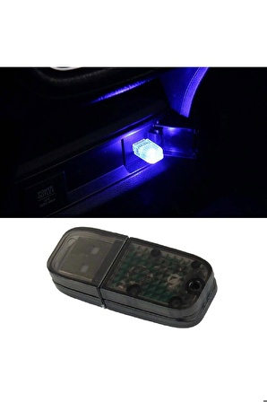 Usb Mini Led Lamba Disko 7 Renkli 12 Volt Dekoratif Işık Ev Araba Dış Mekan Uyumlu