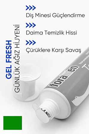 Foramen Nefes Tazeleyici Beyazlatıcı Fresh Diş Jeli 75 Ml/90 gr