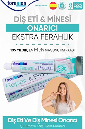 Foramen Repair & Protect Diş Eti &Diş Minesi Onarıcı Ekstra Ferahlık Diş Macunu 75 ml/90 gr