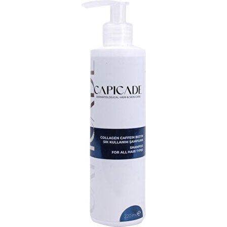 Capicade Collagen Caffein Biotin Şampuan 220 Ml(Yeni Ambalaj)
