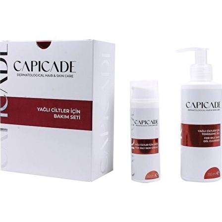 Capicade Yağlı Ciltler Için Bakım Seti 150ml+50ml(YENI Ambalaj)