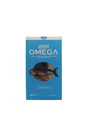 Optilife Omega-3 Koenzim Q10 Vitamin D3&k2 30 Kapsül(yeni Ambalaj)