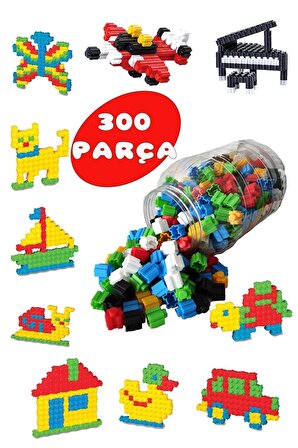 Tiktak Bloklar 300 Parça 6 Renk Eğitici Ve Çıt Çıt Oyuncak Eğitici Tik Tak Bloklar Lego Tiktak