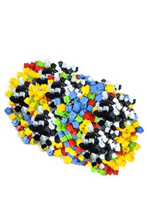 Tiktak Bloklar 400 Parça 6 Renk Eğitici Ve Çıt Çıt Oyuncak Eğitici Tik Tak Bloklar Lego Tiktak