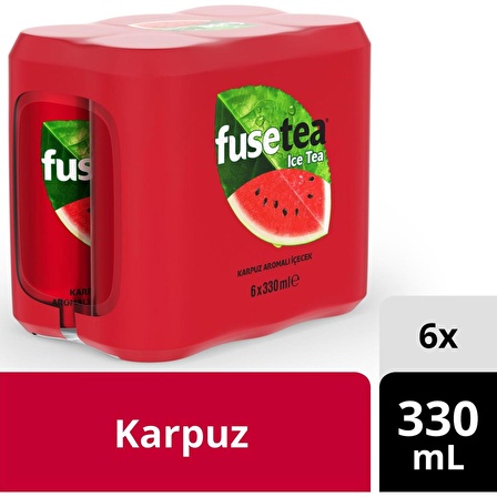 Fuse Tea Karpuz Aromalı Soğuk Çay 330 Ml X 6 Adet