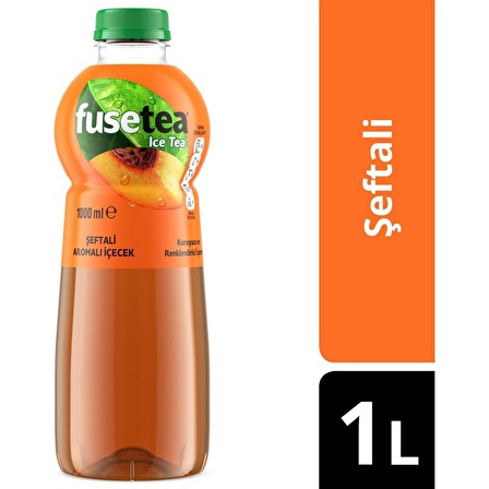 Fuse Tea Şeftali Aromalı Soğuk Çay 1 Lt X 6 Adet