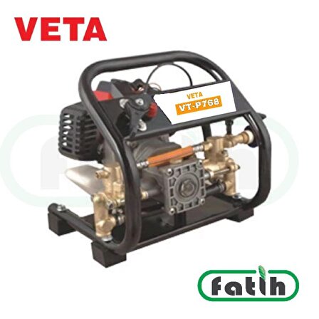 Veta VT-P768 COPPER Basınçlı İlaç Pompası Benzinli 0.9Hp
