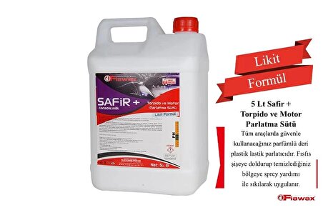 SAFİR+ Torpido Parlatma Sütü Likit Formül 5 kg